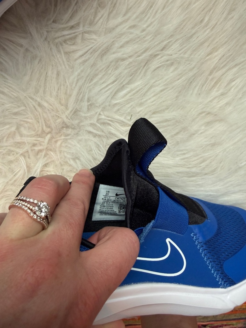 Nike Flex Plus TD 'Game Royal' slip-on sneakers - Picture 7 of 7